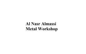 Al Nasr Almassi Metal Workshop