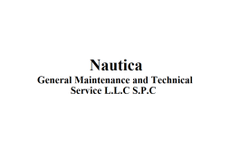 Nautica General Maintenance and Technical Service L.L.C S.P.C